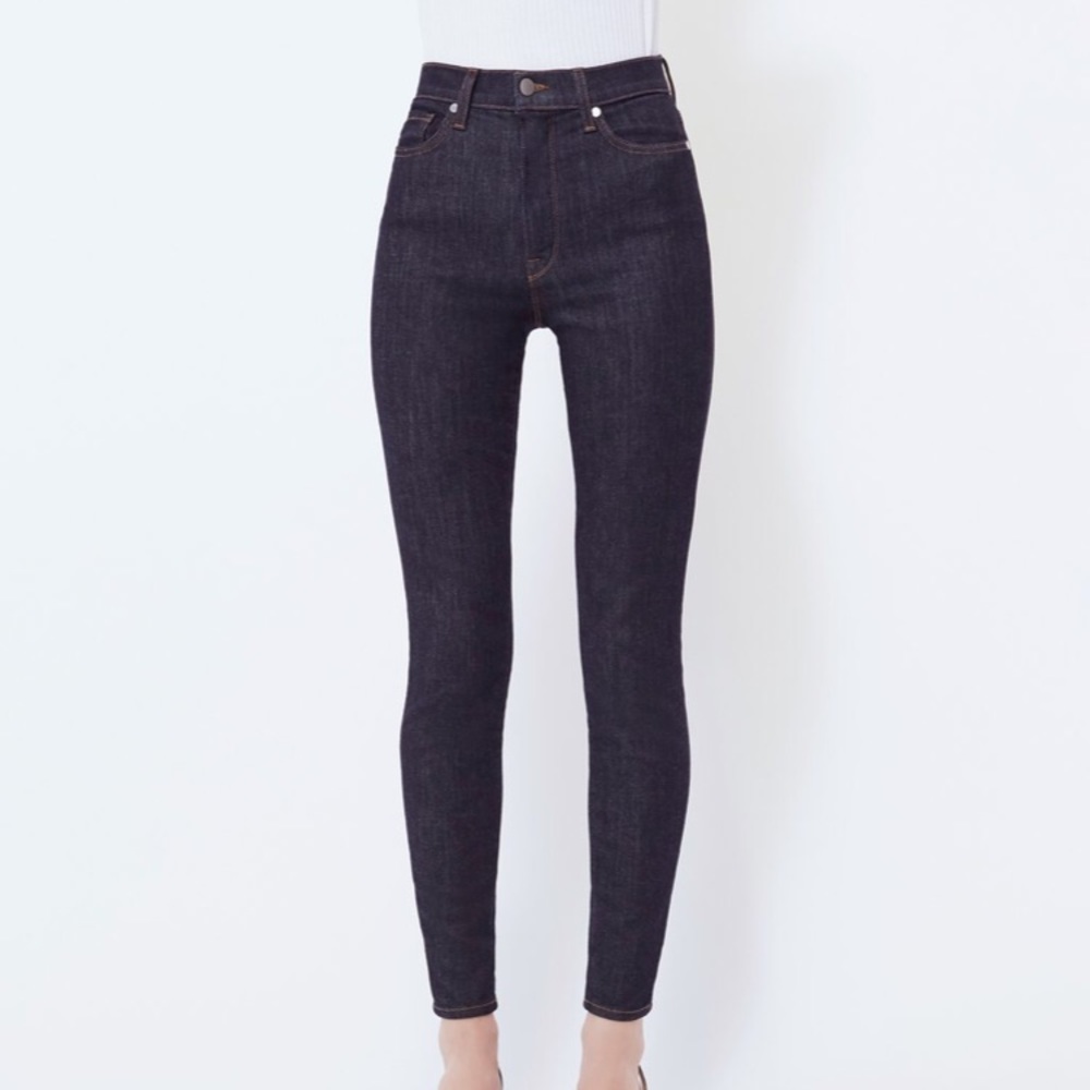 Baldwin ultra-high rise skinny jean in abyss wash